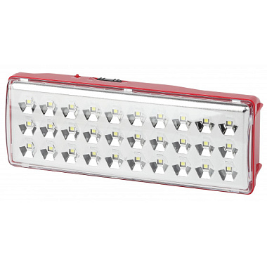 Светильник светодиодный аварийный  3Вт 6ч непостоянный 30LED SLA ЭРА Б0044400