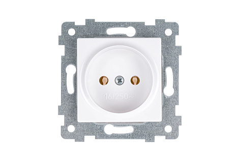 Розетка 1 СП 16А механизм Кунцево-Электро Аксиома белый