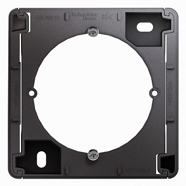 Коробка для наружного монтажа SE Glossa графит