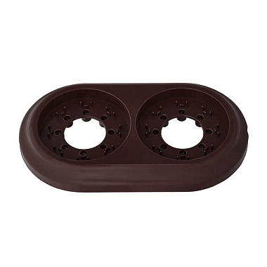 Рамка 2-постовая Bylectrica Ретро шоколад