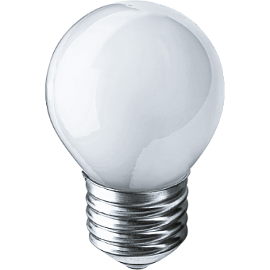 Лампа накаливания Е27 60Вт 230В шарик матовая Navigator 94 313