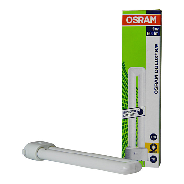Лампа люм. 2G7  9Вт 2700К компактная Dulux S/E Osram
