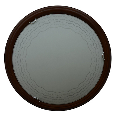 Рассеиватель 15-300-003 "Кружево" матов. дуб D360, 2*Е27 2906/д