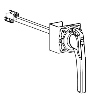 Рукоятка для фронтальной установки на рубильник выносная на SD630-1250 SE SystemePact SD