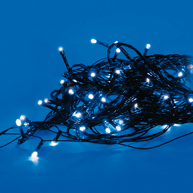 Гирлянда светодиодная 5м 50 светод. белый свет провод зеленый ТМ Uniel