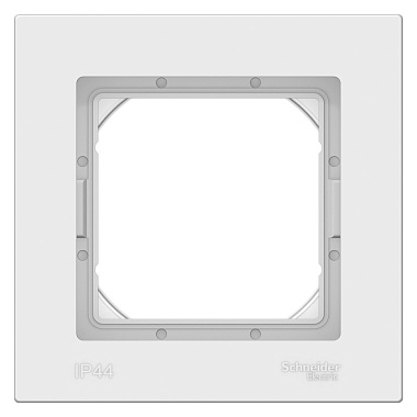 Рамка 1-постовая IP44 SE AtlasDesign Aqua белый