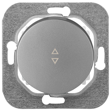 Выключатель 1 СП 10А проходной механизм Bylectrica Прованс серебро