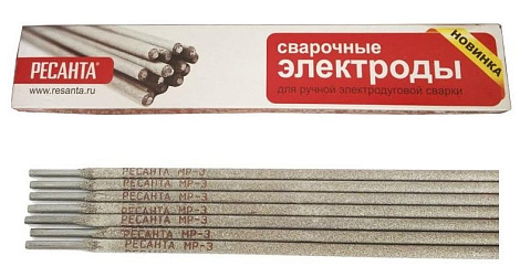 Электрод МР-3 Ф2,5 пачка 1 кг 71/6/22 Ресанта