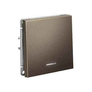 Выключатель 1 СП 10АХ с подсв. сх.1а механизм SE ArtGallery мокко