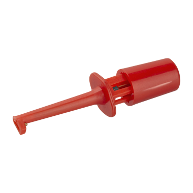 Зажим "крокодил"   2А 40мм (10шт красн/упак) Онлайт 90 192