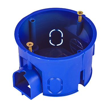 Подрозетник пластм д/уст. в бетон D=68мм, H=45мм (с винтами) сборный GUSI шрих-код