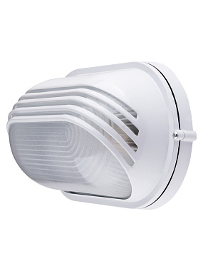 Светильник ОББ 1*100Вт белый/овал/ресничка IP54 НПБ1207 TDM