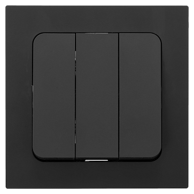 Выключатель 3 СП 10А Bylectrica Astrum карбон
