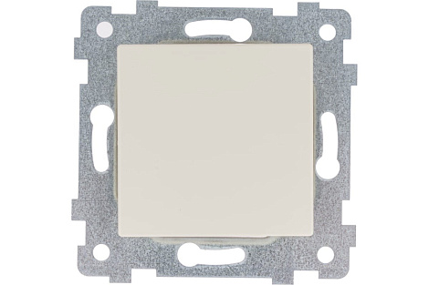 Выключатель 1 СП 10А механизм Кунцево-Электро Аксиома слоновая кость