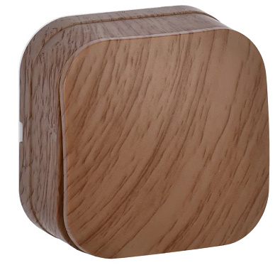 Выключатель 1 ОП 10А IEK ВС20-1-0-ХД Glory дуб