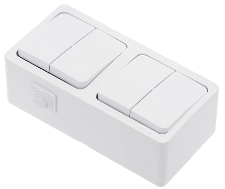 Блок ОП (2кл. + 2кл.) IP20 Ne-ad Murat белый