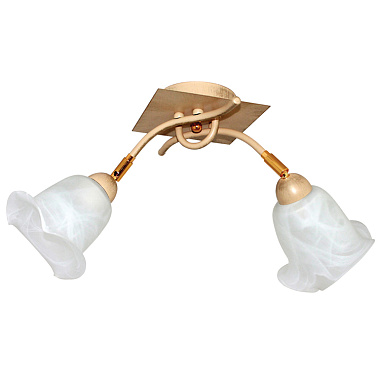 Светильник "Вереск" 121 беж.зол. (Плафон 02929) НПБ 01-2х60-116 Е27 ИУ