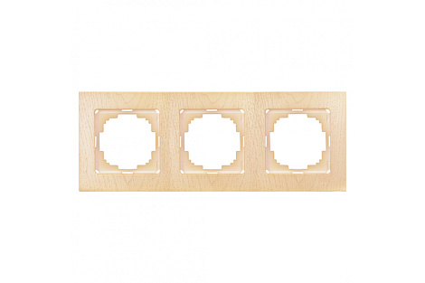 Рамка 3-постовая Nilson Touran Wood клён