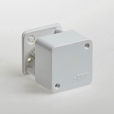 Коробка расп. ОП  55х55х32мм IP40 (2 клемника) Рувинил белый