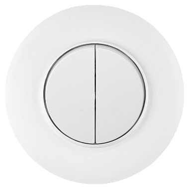 Выключатель 2 СП 10А круглый Bylectrica Прованс белый