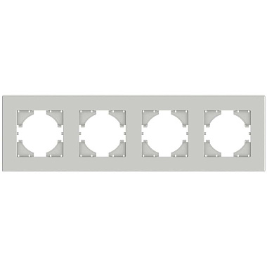 Рамка 4-постовая Gusi Electric City2.0 жемчуг