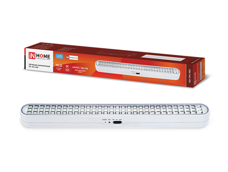 Светильник светодиодный аварийный СБА 1094-90DC 90LED 2.0Ah lithium battery DC IN HOME