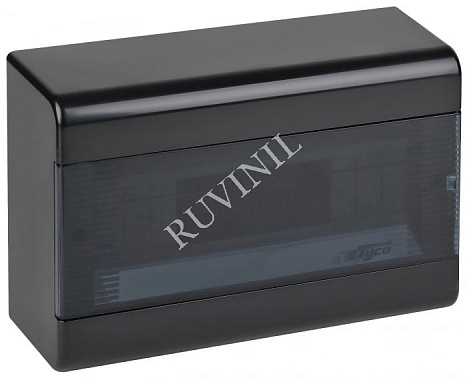 Бокс навесной 12 мод. 280х190х93 IP40 Рувинил черный