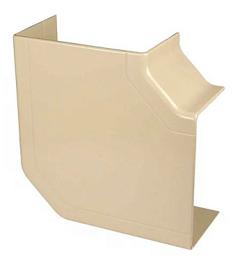 Поворот на 90 град. для РКК-100х60 и 100х40 Рувинил бежевый