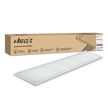 Панель светодиодная универсальная 75Вт 6500К IP40 180х1195х19мм ДВО-01 7565-призма Neox