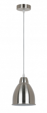 Светильник подвесной 1хE27 60Вт 230В металл Camelion Loft хром