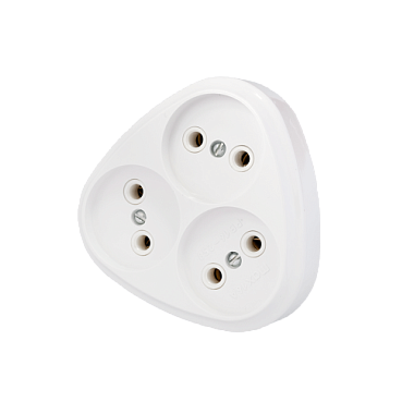 Тройник универсальный треугольник 16А Bylectrica