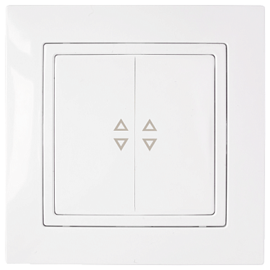 Выключатель 2 СП 10А проходной Bylectrica Уют белый