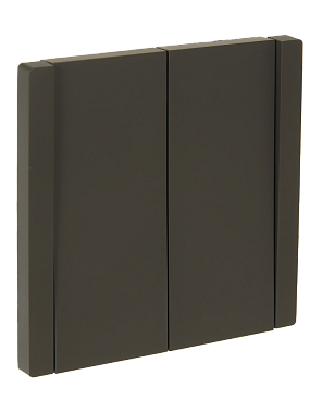 Выключатель 2 СП 10А IEK FP305 Forte&Piano серый