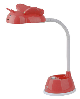 Светильник настольный ЭРА NLED-434-6W-R красный Б0031617