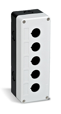 Пост кнопочный КП-101 IP54 5 мест белый DEKraft
