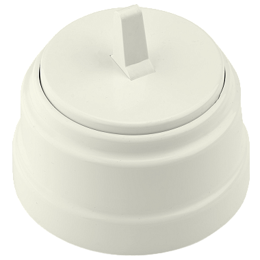 Выключатель 1 ОП 10А проходной Bylectrica Ретро бежевый