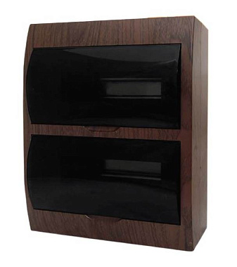 Бокс навесной 24 мод. 328х270х100 IP41 EKF PROxima темное дерево