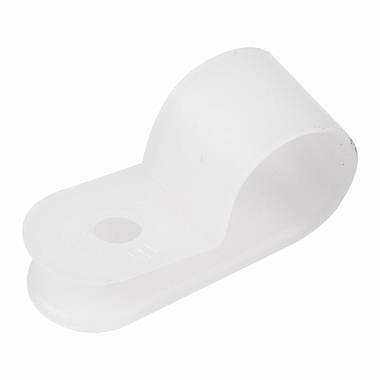 Скоба под винт 12мм (упак/50шт) Rexant белая