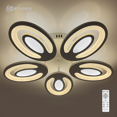 Светильник светодиодный управляемый ELLIPS DOUBLE 120W OV-520-WHITE/WHITE-220-IP20