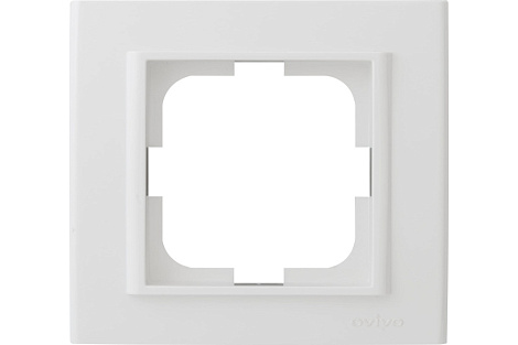 Рамка 1-постовая Ovivo Mina белый
