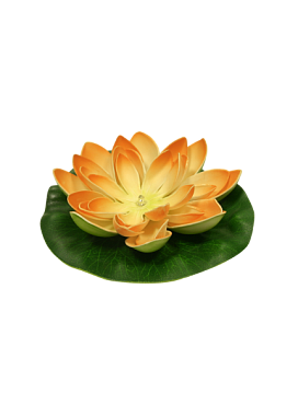 Светильник садово-парковый КОСМОС на солнечных батареях (лилия оранж) водонепроницаема мульти цвет