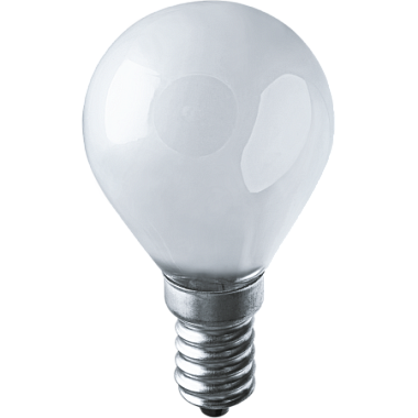 Лампа накаливания Е14 60Вт 230В шарик матовая Navigator 94 317