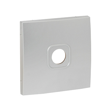Лицевая панель розетки 1-местной TV EKF Валенсия сталь