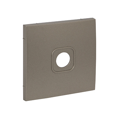 Лицевая панель розетки 1-местной TV EKF Валенсия кашемир