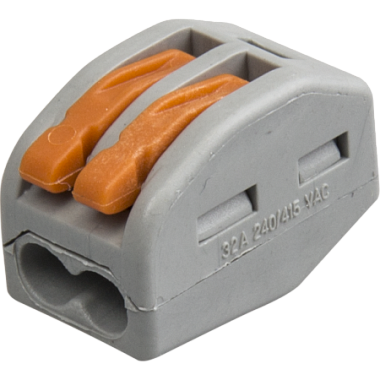 Зажим безвинтовой 2х(0,08-2,5) с рычагами 222-412 (5шт/упак) Navigator 71 786