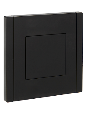 Заглушка с суппортом IEK FP141 Forte&Piano черный