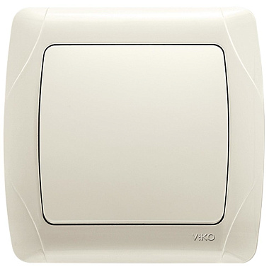 Выключатель 1 СП 10А Viko Carmen крем