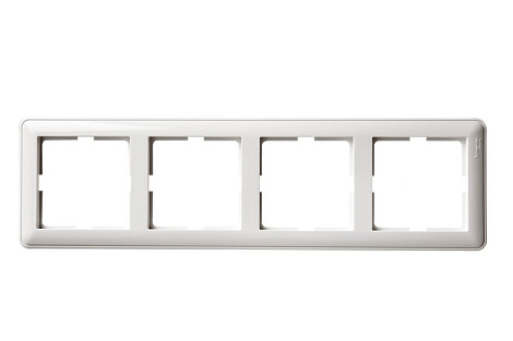 Рамка 4-постовая SE W59 белый