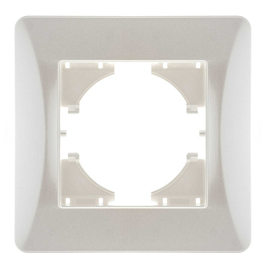 Рамка 1-постовая Gusi Electric Ugra жемчуг