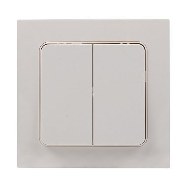 Выключатель 2 СП 10А EKF Стокгольм белый